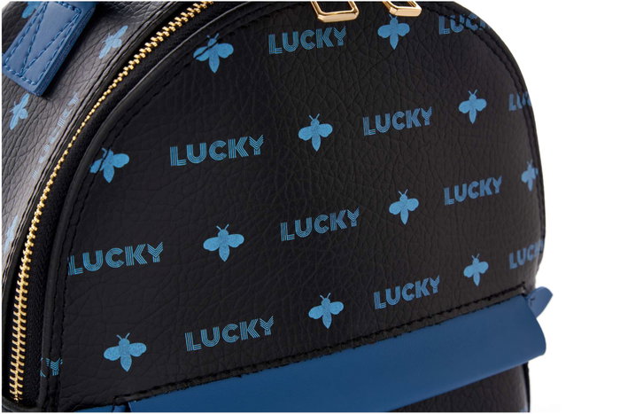 Lucky Bees 338 Mochila Negro y Azul